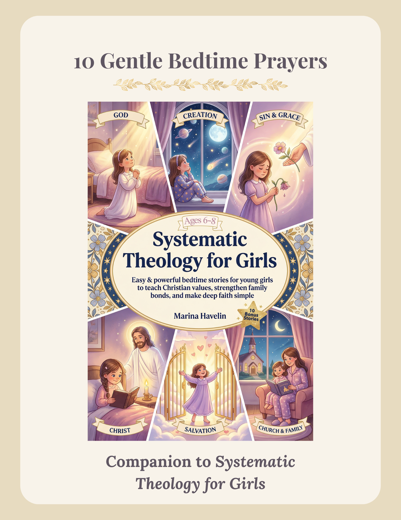 10 Gentle Bedtime Prayers Companion Booklet